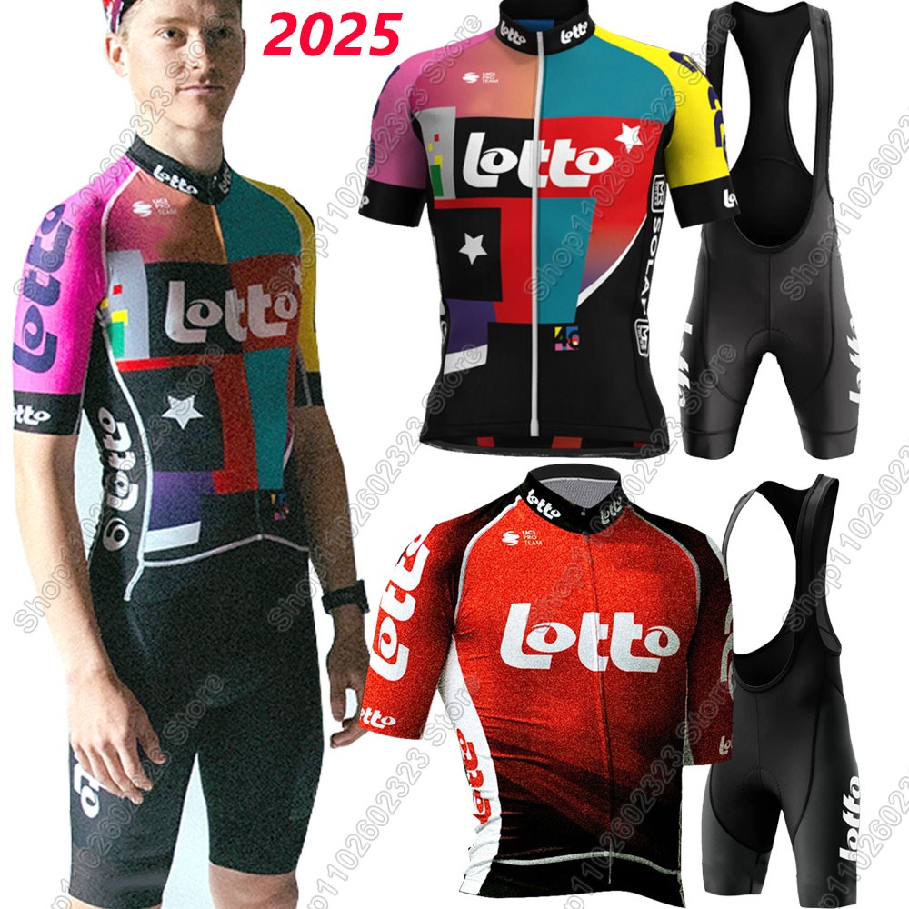 Mountain Biking Apparel - Loto takımı 2025 bisiklet forması seti