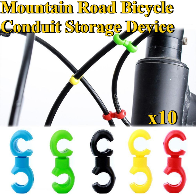 Mountain Biking Stuff - 10 adet/takım plastik bisiklet çapraz hat