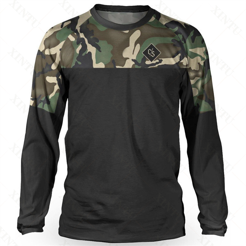 Mountain Biking Apparel - Gevşek binici erkek Jersey DH Motocross