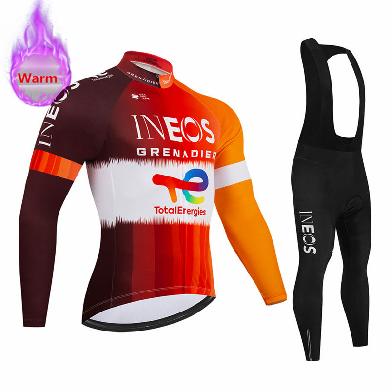 Mountain Biking Apparel - Ineos Takımı Kış Uzun Kollu Termal