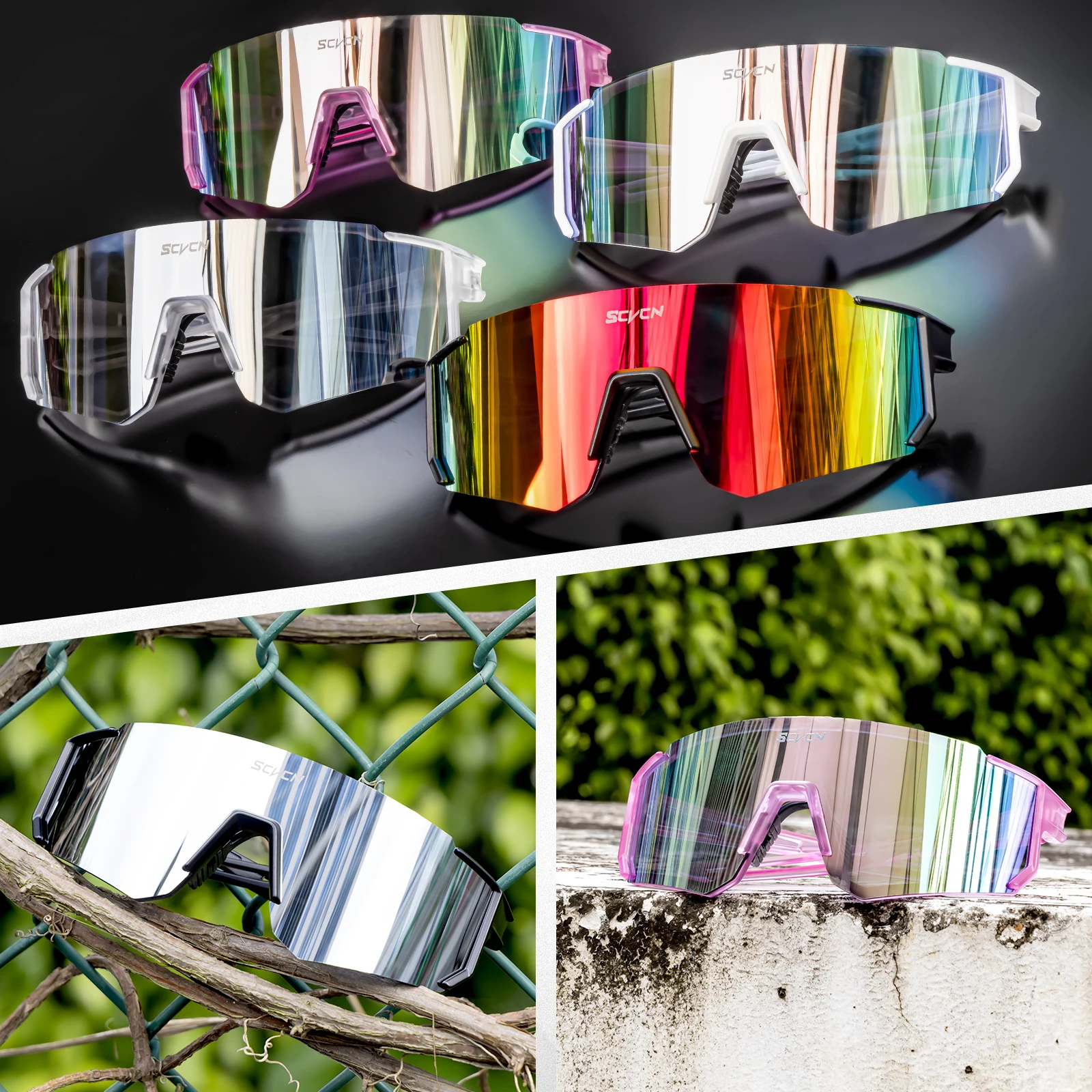 SCVCN Yeni Fotokromik Bisiklet - Mountain Biking Goggles incelemesi ve fiyatı