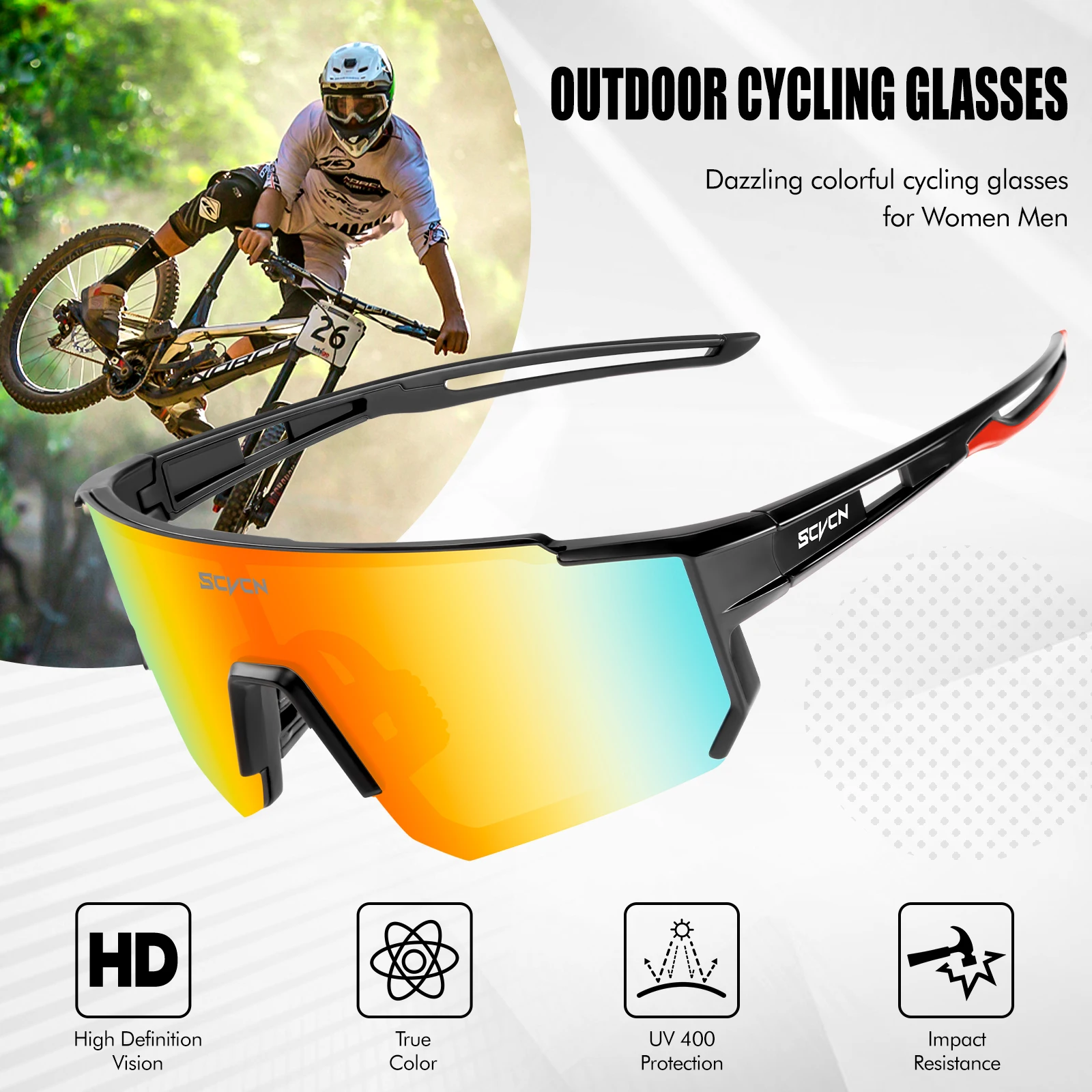 SCVCN Yeni Fotokromik Bisiklet - Mountain Biking Goggles incelemesi ve fiyatı