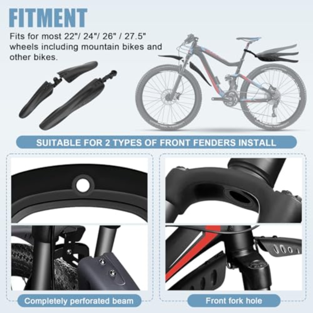 Bisiklet Çamurluk Seti Ön ve A - Mountain Biking Stuff incelemesi ve fiyatı