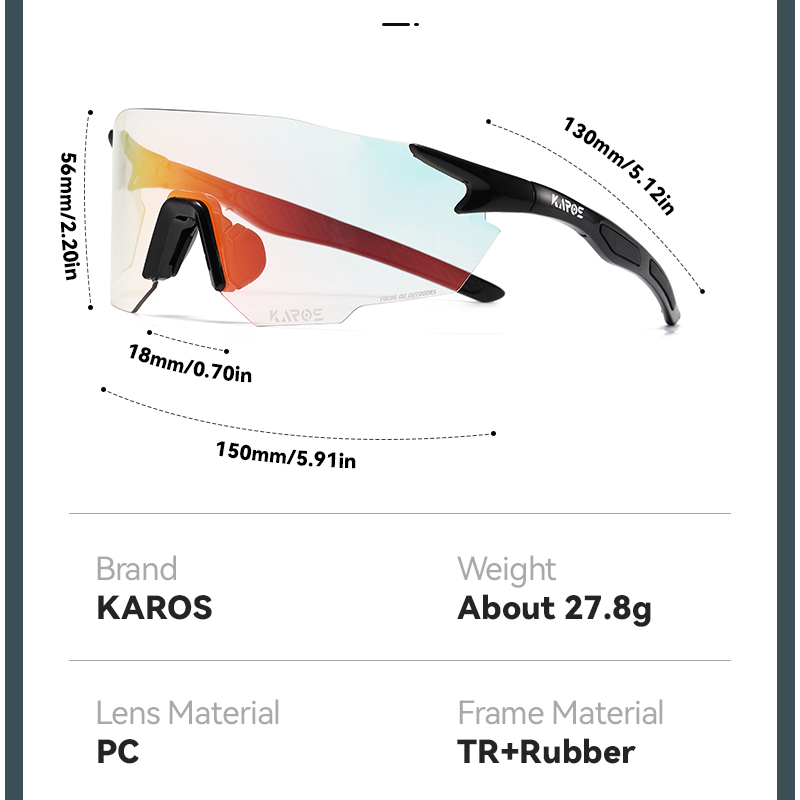 KAROS Fotokromik Bisiklet Gözl - Mountain Biking Goggles incelemesi ve fiyatı